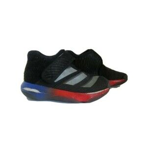 Adidas Sneakers Boys sz 13 Low Top Ankle Black Shoe Hook & Loop